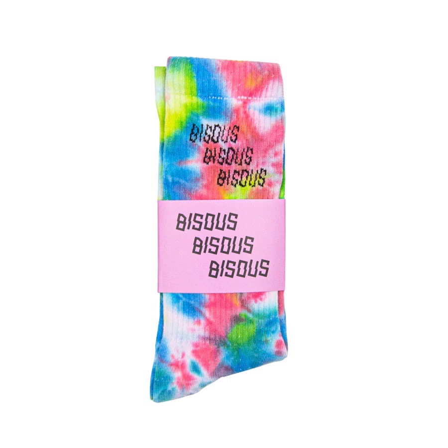 Chaussettes Bisous Skateboard Tie&Dye